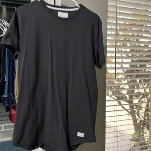 Men’s size medium, dark gray Hollister long line fit cotton T-shirt